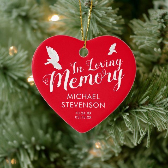 Adorno De Cerámica Navidades de fotografía conmemorativos (Árbol)