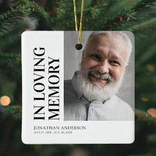 Adorno De Cerámica Navidades de fotografía conmemorativos