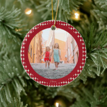 Navidades de fotografía de Mid Century Retro Red B