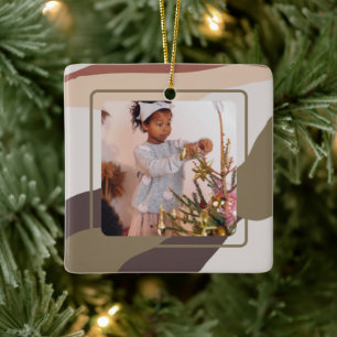 Adorno De Cerámica Navidades de fotografía de resumen retro