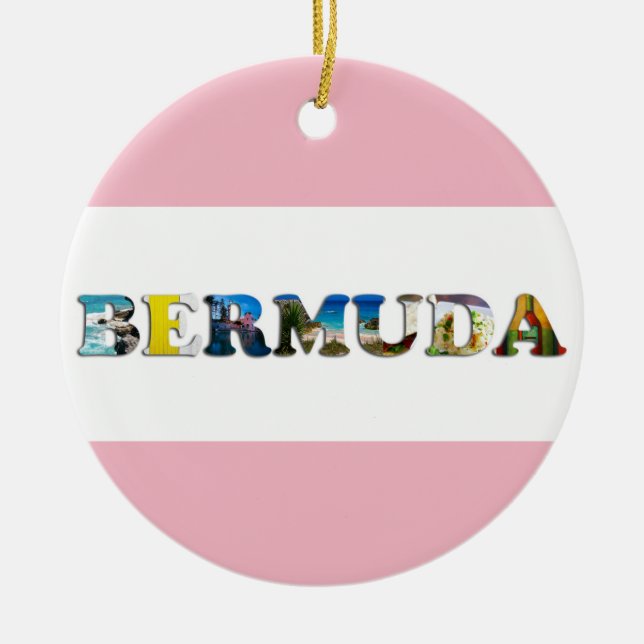 Adorno De Cerámica Navidades de fotografía de viaje por las playas tr (Frente)