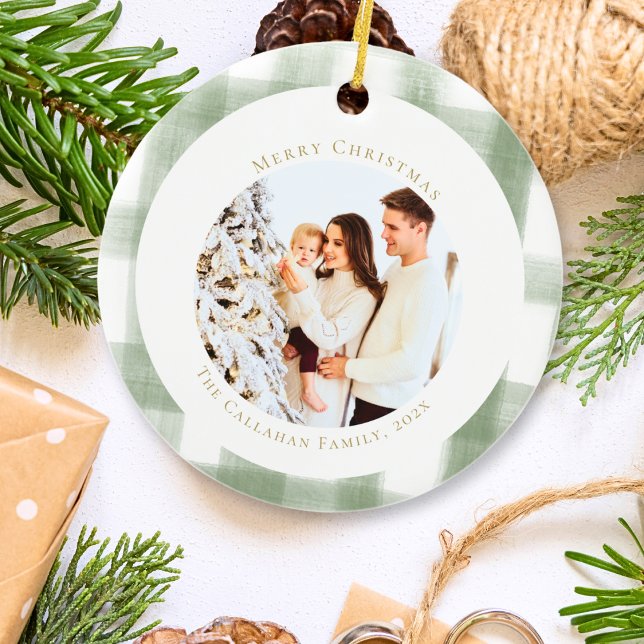 Adorno De Cerámica Navidades de fotografía del Personalizado Cute Gre (Subido por el creador)