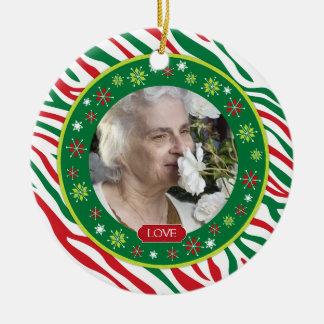 Adorno De Cerámica Navidades de fotografía en memoria de la impresión