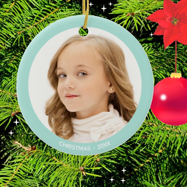 Adorno De Cerámica Navidades de fotografía personalizado (Subido por el creador)