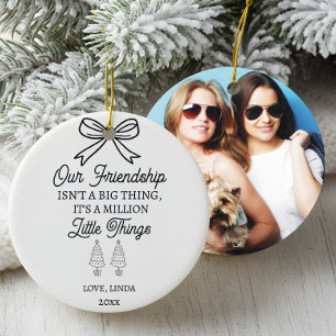 Adorno De Cerámica Navidades de fotografía Personalizado de nuestra c