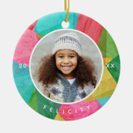 Adorno De Cerámica Navidades de fotos de la falsa conjuración