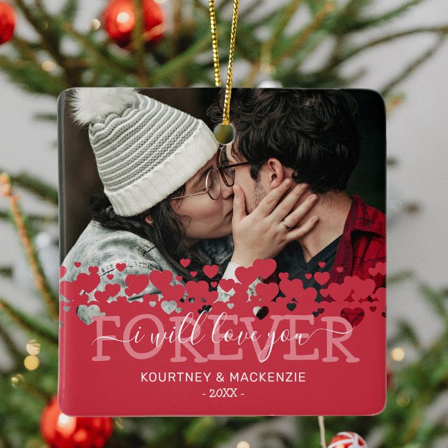 Adorno De Cerámica Navidades de fotos de Love You Forever (Subido por el creador)