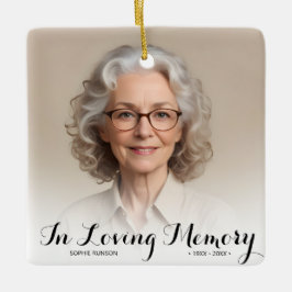 Adorno De Cerámica Navidades de fotos de memoria amorosa