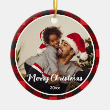 Navidades de fotos de Red Plaid