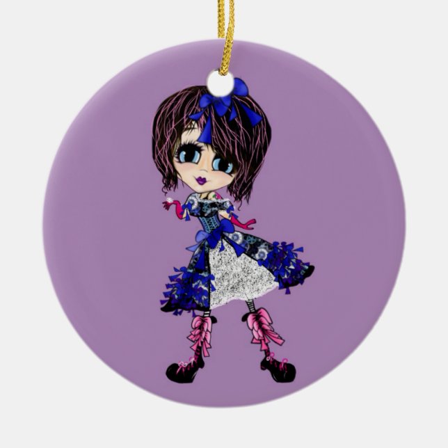 Adorno De Cerámica Navidades de Girly (Frente)