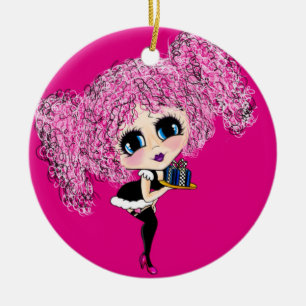 Adorno De Cerámica Navidades de Girly