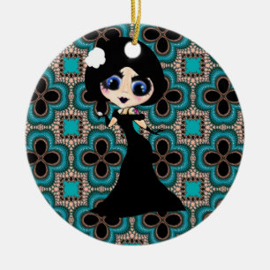 Adorno De Cerámica Navidades de Girly
