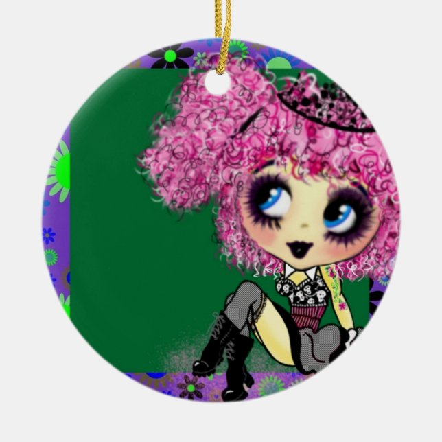 Adorno De Cerámica Navidades de Girly (Frente)