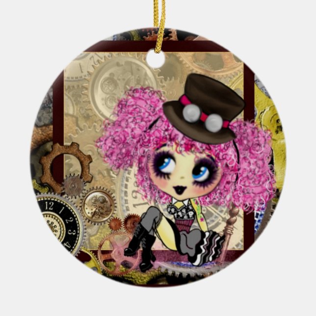 Adorno De Cerámica Navidades de Girly (Frente)