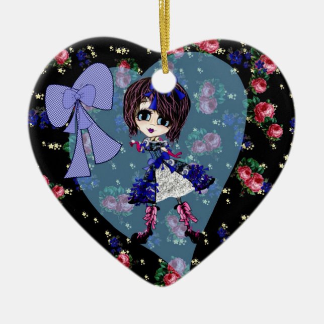 Adorno De Cerámica Navidades de Girly (Frente)