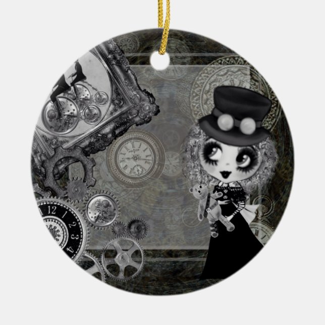 Adorno De Cerámica Navidades de Girly (Frente)