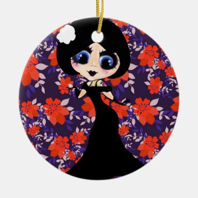 Adorno De Cerámica Navidades de Girly (Frente)