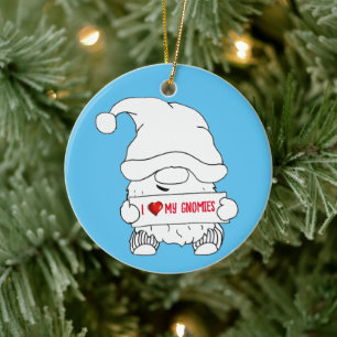 Adorno De Cerámica Navidades de Gnome