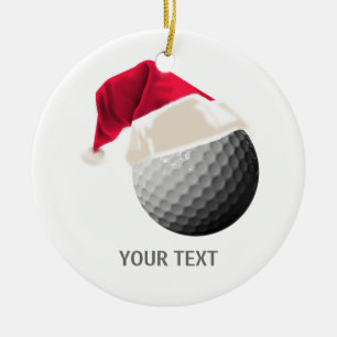 Adorno De Cerámica navidades de golf