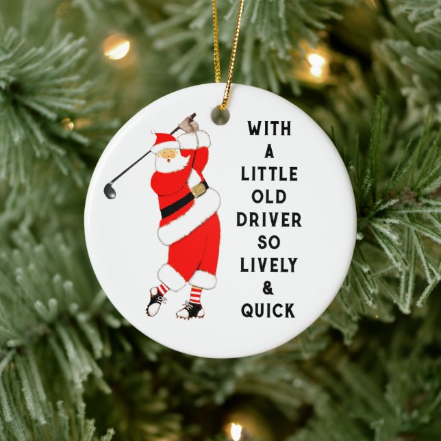 Adorno De Cerámica Navidades de golf creativos (Árbol)
