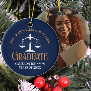 Adorno De Cerámica Navidades de graduación de la Facultad de Derecho