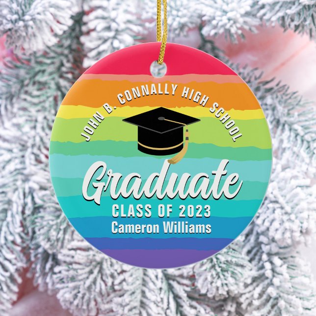 Adorno De Cerámica Navidades de graduación de Personalizado de Gradua (Subido por el creador)