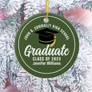 Adorno De Cerámica Navidades de graduación de Personalizado de Gradua