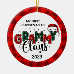 Adorno De Cerámica Navidades de Grammy Claus Foto de Ceramic Ornamen