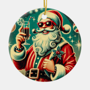 Adorno De Cerámica Navidades de Guay Santa Funny
