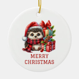 Adorno De Cerámica Navidades de Hedgehog