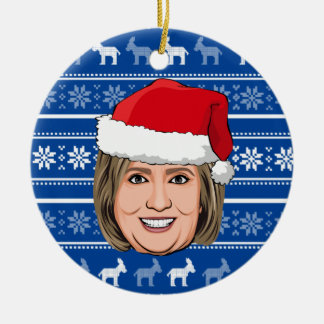 Adorno De Cerámica Navidades DE HILLARY CLINTON
