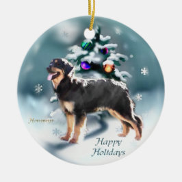 Adorno De Cerámica Navidades de Hovawart