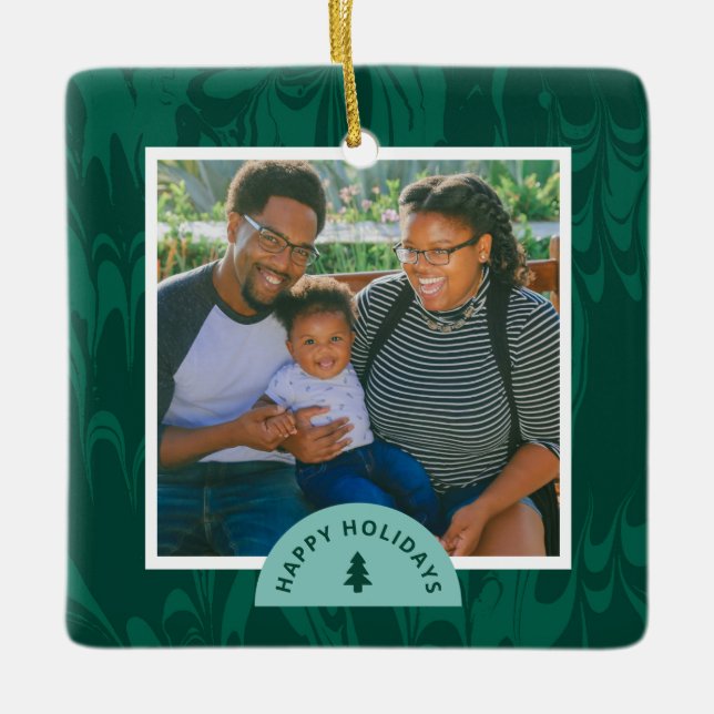 Adorno De Cerámica Navidades de infantes de incandescencia en infante (Anverso)