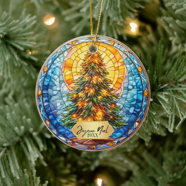 Adorno De Cerámica Navidades de Joyeux Noel (Árbol)