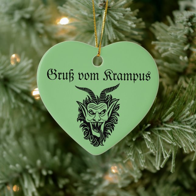 Adorno De Cerámica Navidades de Krampus (Árbol)