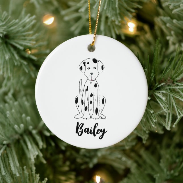Adorno De Cerámica Navidades de la festividad de Dalmacia (Árbol)