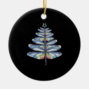 Adorno De Cerámica Navidades de la libélula