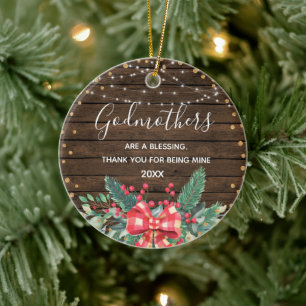 Adorno De Cerámica Navidades de la Madera Rústica Madera de invierno