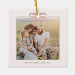 Adorno De Cerámica Navidades de la moda Grandmillennial Coquette