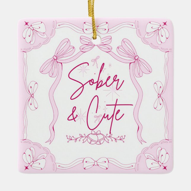 Adorno De Cerámica Navidades de la Sobriedad (Anverso)