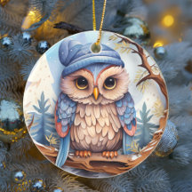 Navidades de lechuza personalizadas
