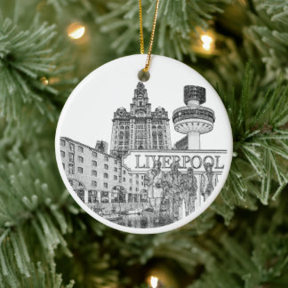 Adorno De Cerámica Navidades de Liverpool Bauble