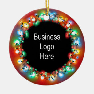 Adorno De Cerámica Navidades de logotipos de personalizado para empre
