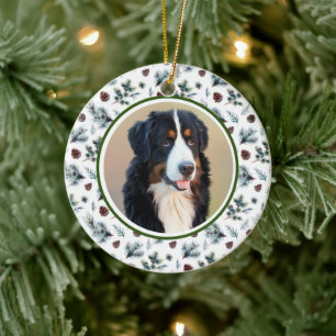 Adorno De Cerámica Navidades de Mascotas familiares fotografian lapon