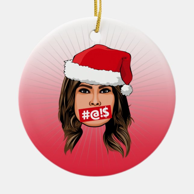 Adorno De Cerámica NAVIDADES de MELANIA TRUMP (Frente)