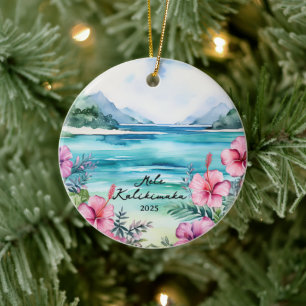 Adorno De Cerámica Navidades de Mele kalikimaka