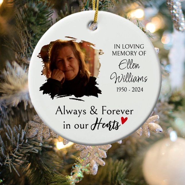 Adorno De Cerámica Navidades de memoria fotográfica personalizada (Subido por el creador)