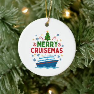 Adorno De Cerámica Navidades de Merry Cruisemas