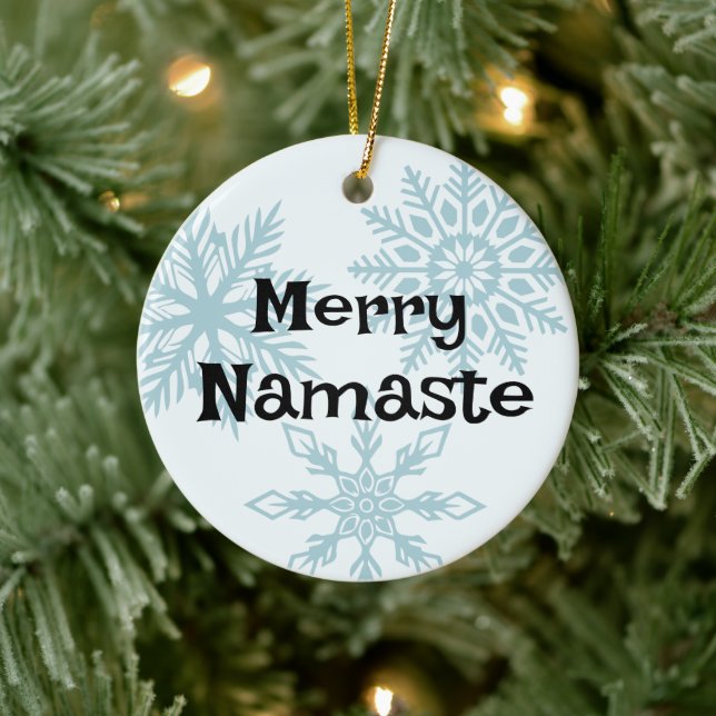 Adorno De Cerámica Navidades de Merry Namaste (Árbol)
