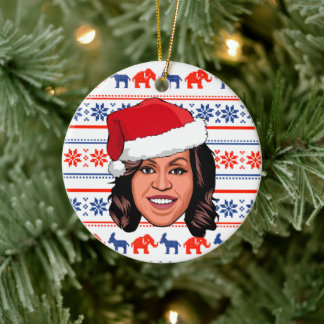 Adorno De Cerámica NAVIDADES de MICHELLE OBAMA